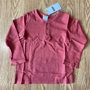 Cotton:on Baby Denny Long Sleeve Shirt Red Brick Wash 18-24 Months